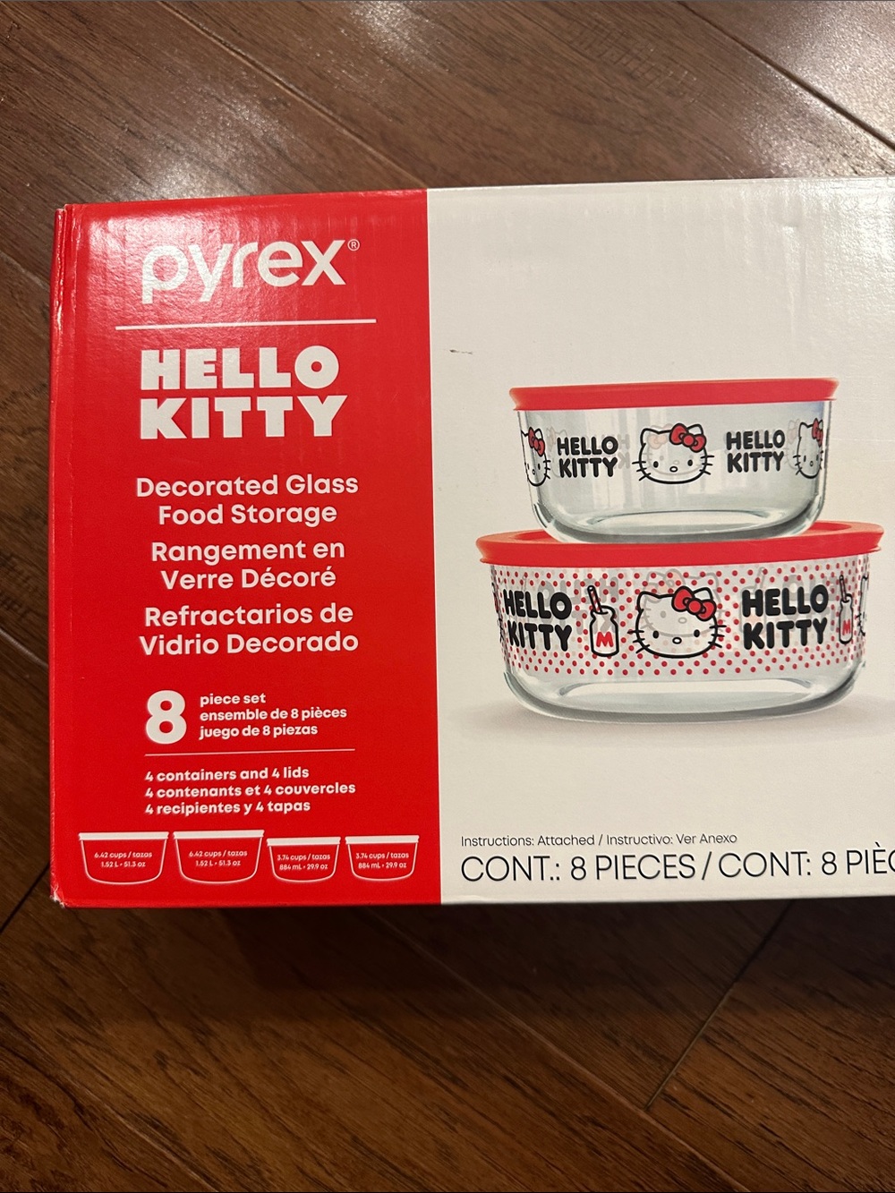 Hello Kitty Pyrex - NWT